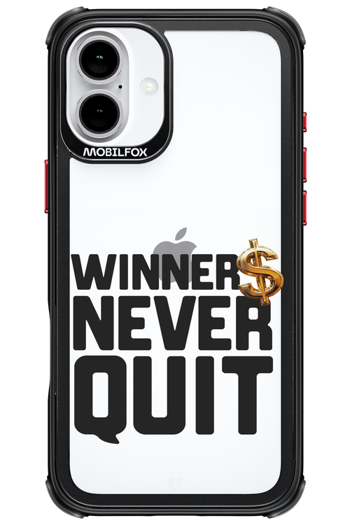 Winners Never Quit - Apple iPhone 16 Plus