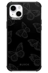 Black Butterflies - Apple iPhone 15 Plus