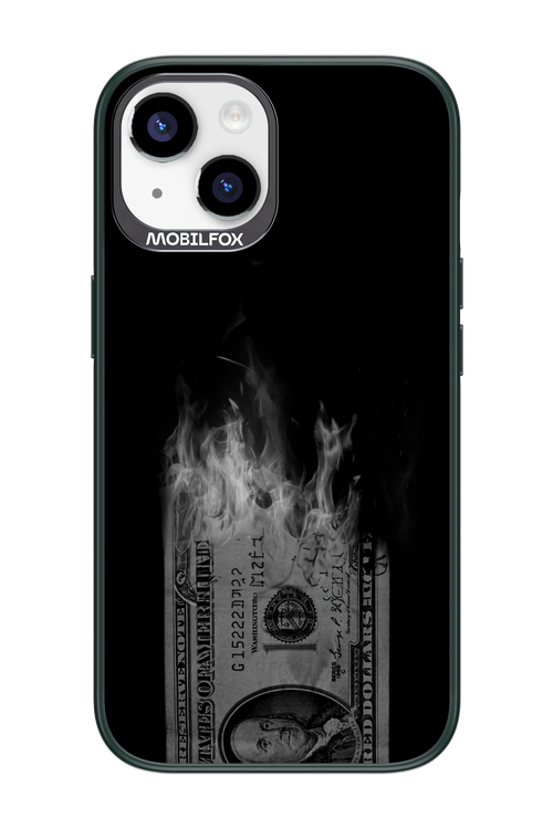 Money Burn B&W 2.0 - Apple iPhone 14