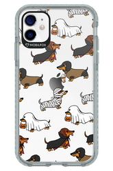 Scary Dachshund (Transparent) - Apple iPhone 11