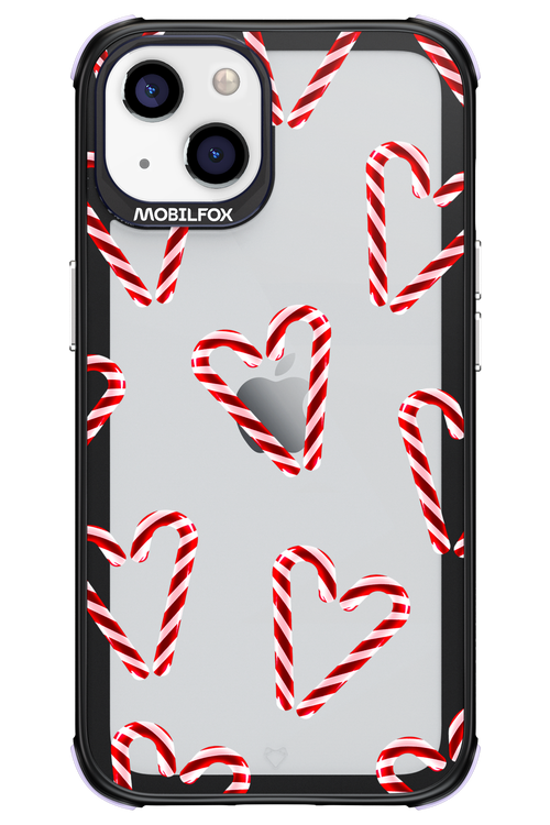 Candy Cane Hearts - Apple iPhone 13