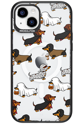 Scary Dachshund (Transparent) - Apple iPhone 15 Plus