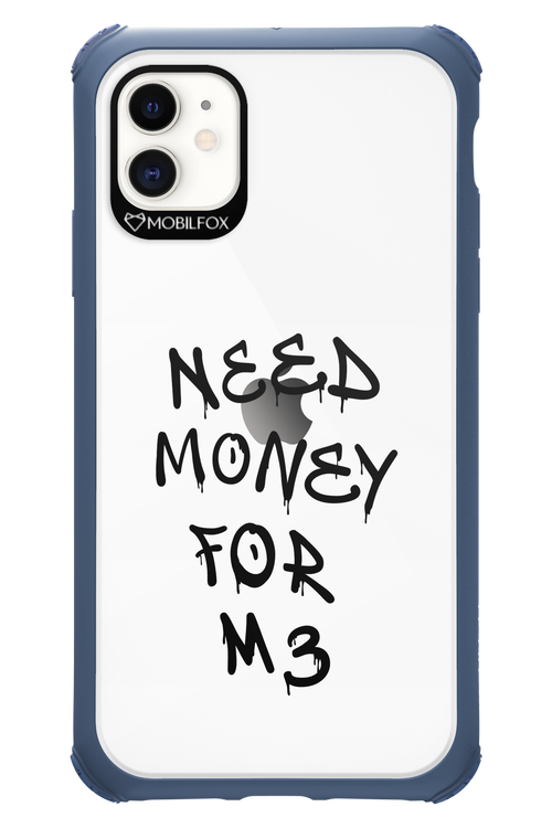 Need M3 Transparent Black - Apple iPhone 11