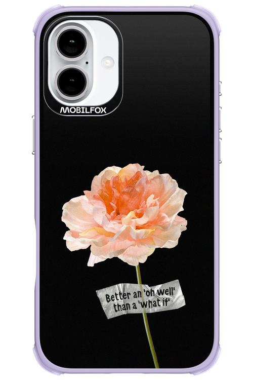 Flower Black - Apple iPhone 16 Plus