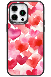 Water Painted Heart - Apple iPhone 15 Pro Max