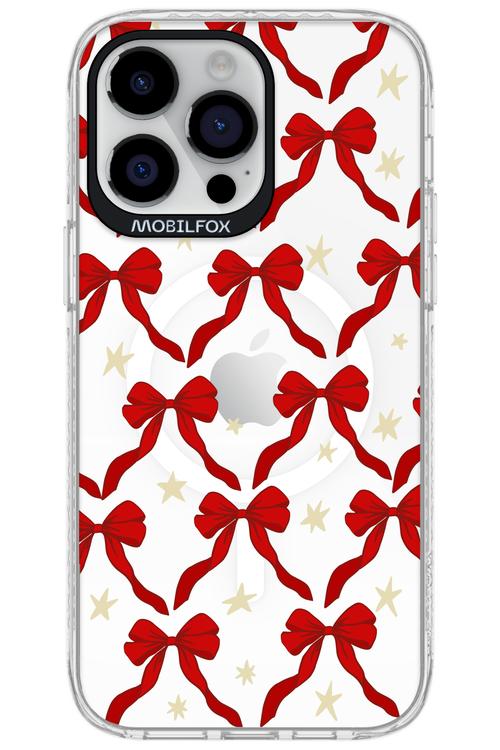 Bow & Stars (Transparent) - Apple iPhone 14 Pro Max