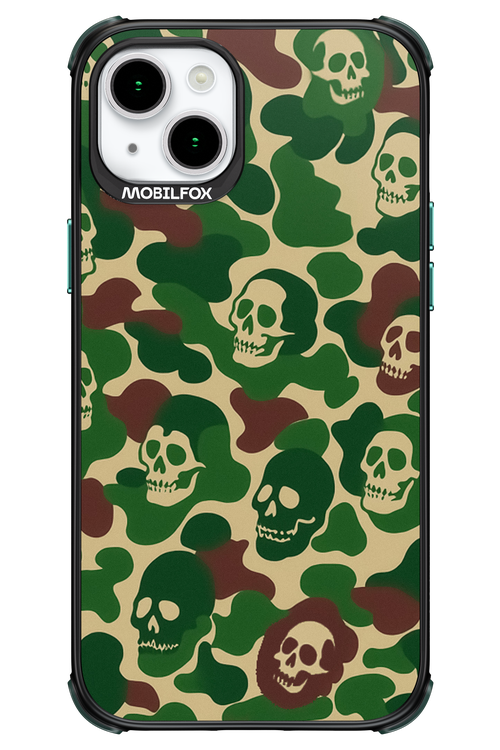 Camo Skull - Apple iPhone 15 Plus