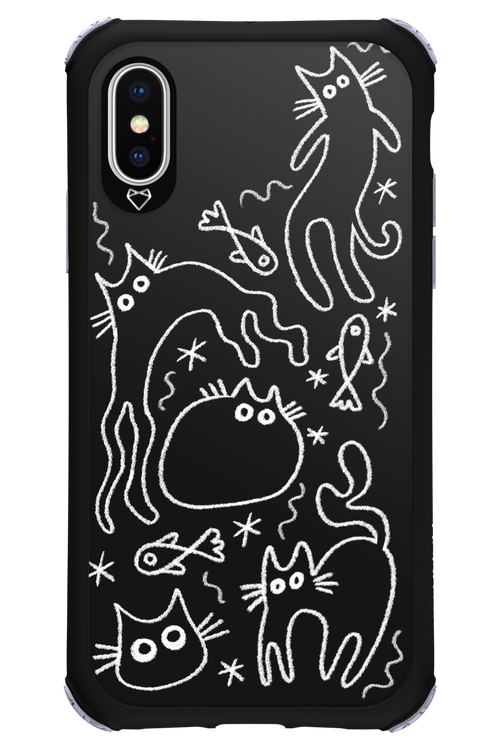 CHALK_CATS 2.0 - Apple iPhone XS