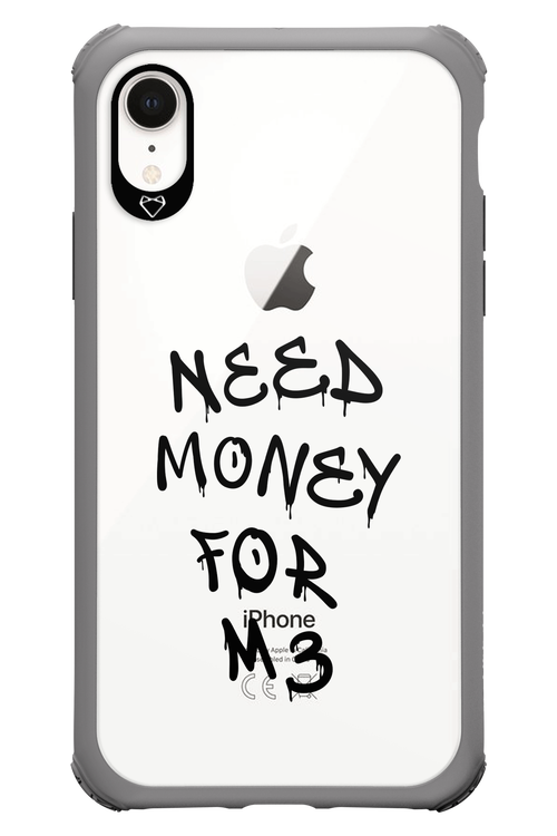 Need M3 Transparent Black - Apple iPhone XR