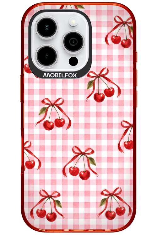 Pink Cherry Checked 2.0 - Apple iPhone 16 Pro