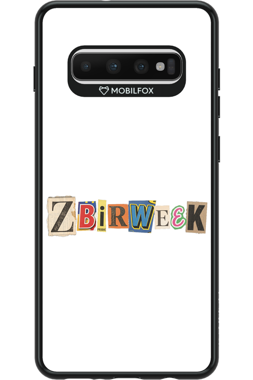 Zbirweek (white) 2.0 - Samsung Galaxy S10+