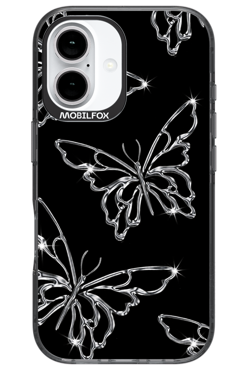 Silver Butterfly 2.0 - Apple iPhone 16