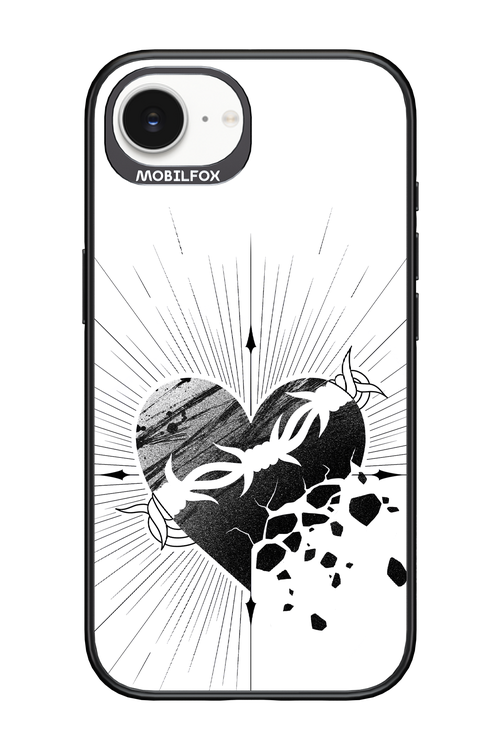 Fekete Szív - Apple iPhone 16e