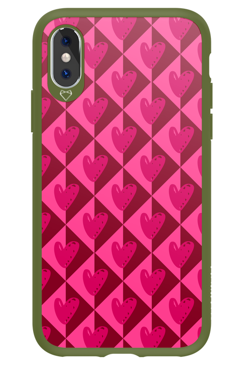 Holiday Heartss - Apple iPhone X