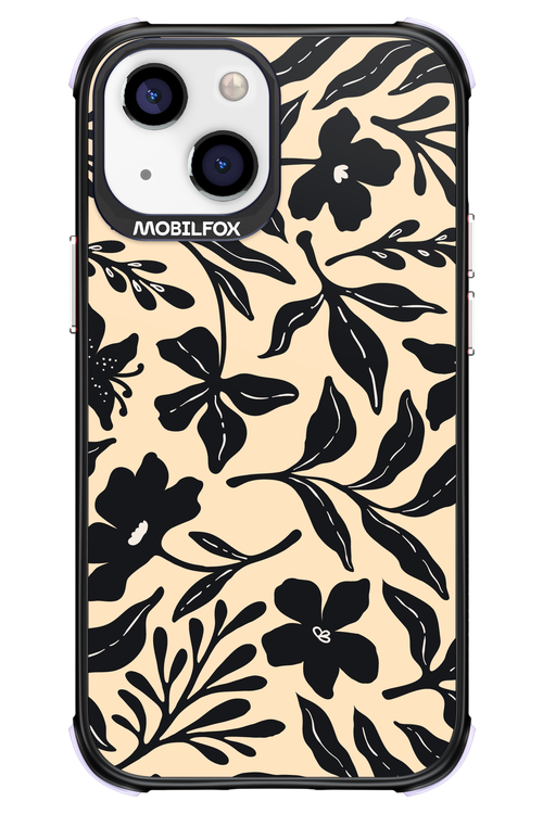 Black Flowers 2.0 - Apple iPhone 13 Mini