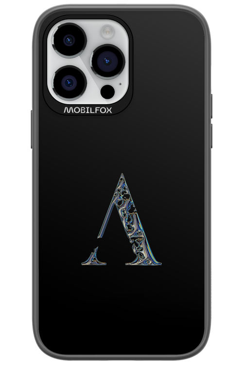 ⁠ ⁠Azteca A Chrome Logo - Apple iPhone 14 Pro Max