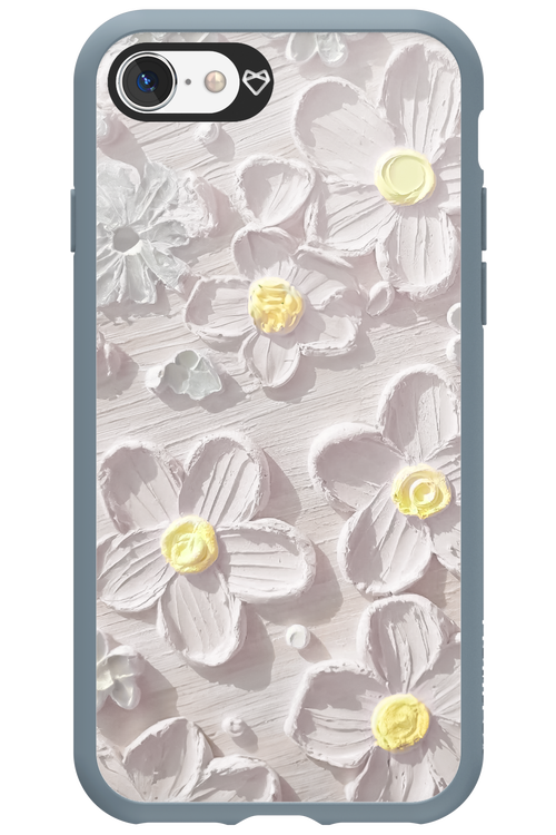 White Flowers 2.0 - Apple iPhone SE 2020