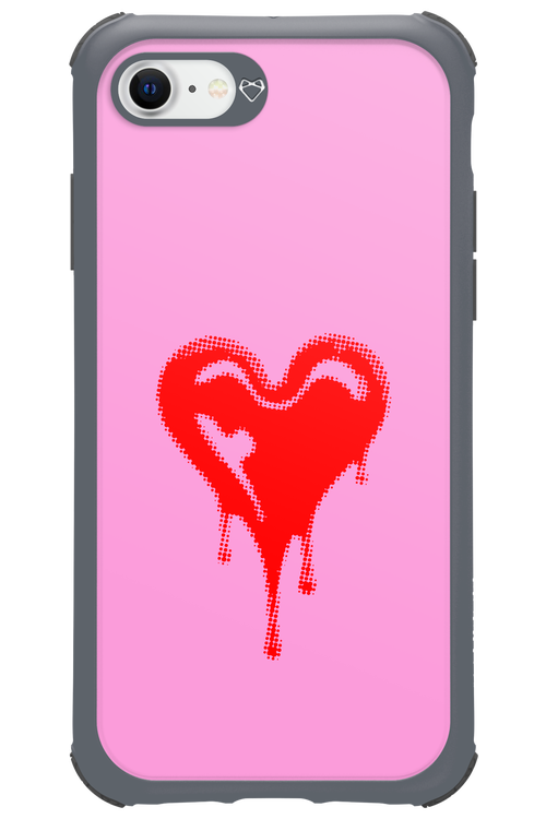 Heart Pink - Apple iPhone 8