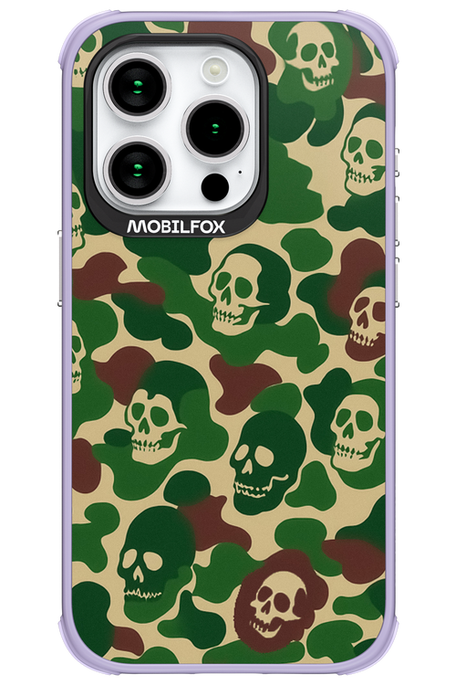 Camo Skull - Apple iPhone 15 Pro