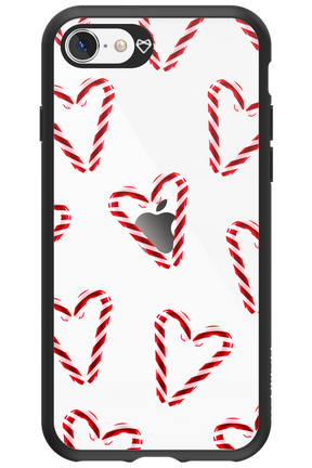 Candy Cane Hearts - Apple iPhone SE 2022