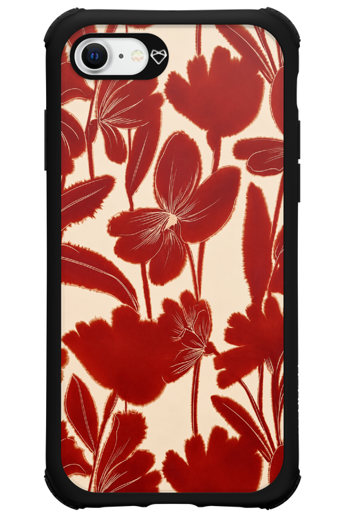 Burgundy Flowers 2.0 - Apple iPhone 7