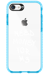 Need M3 Transparent White - Apple iPhone 8