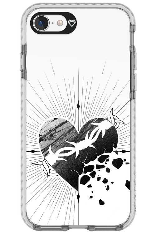 Fekete Szív - Apple iPhone 7