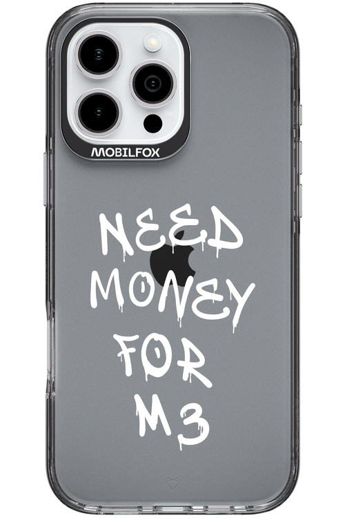 Need M3 Transparent White - Apple iPhone 16 Pro Max