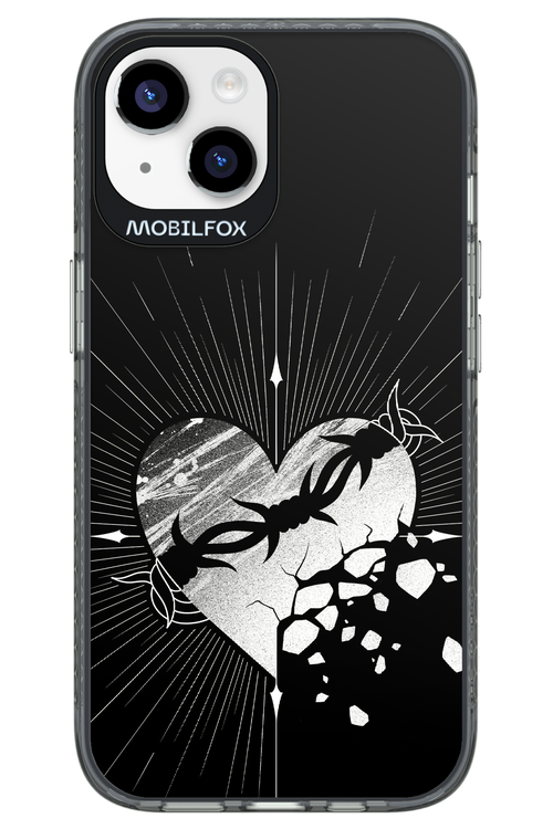 Fehér Szív - Apple iPhone 14