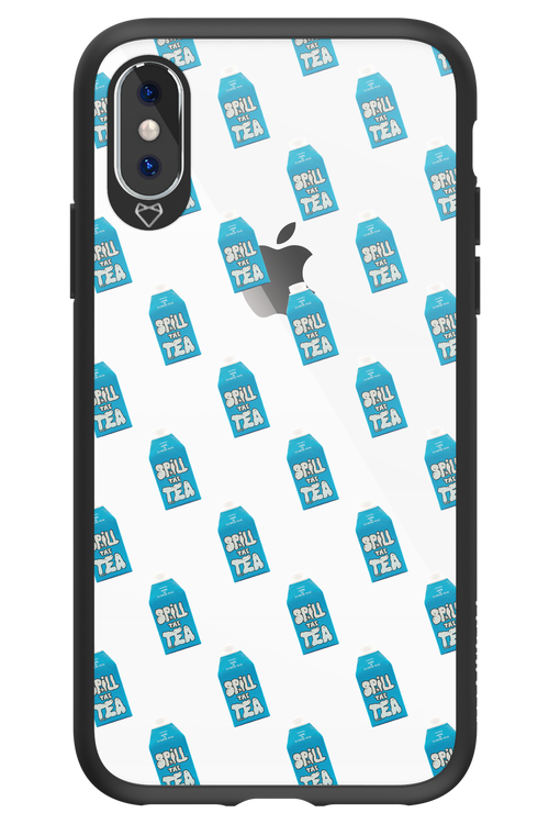 Blue Tea Party Chaos - Apple iPhone X