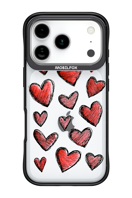 Red Love Transparent 2.0 - Apple iPhone 17 Pro
