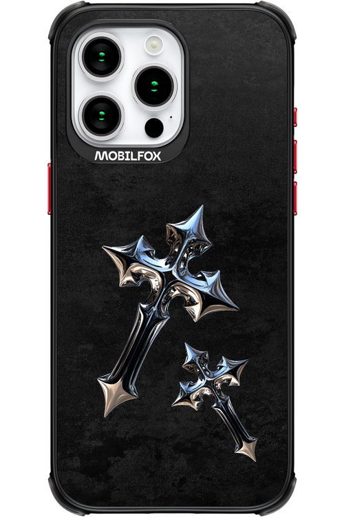 Chrome Crosses 2.0 - Apple iPhone 15 Pro Max