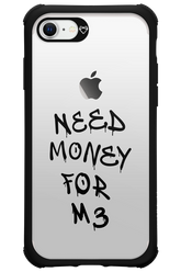 Need M3 Transparent Black - Apple iPhone 7