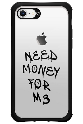 Need M3 Transparent Black - Apple iPhone 7