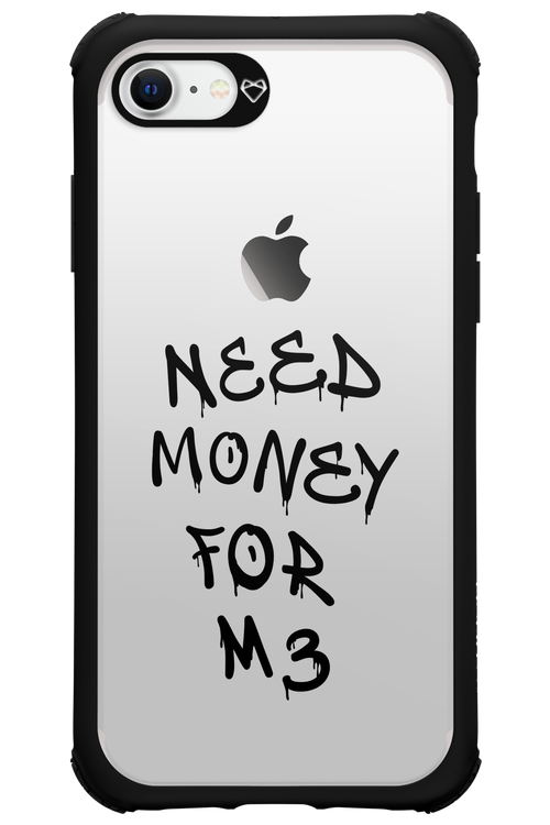 Need M3 Transparent Black - Apple iPhone 7