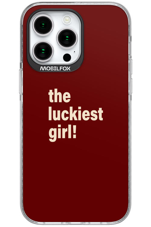 The Luckiest Girl - Apple iPhone 15 Pro Max