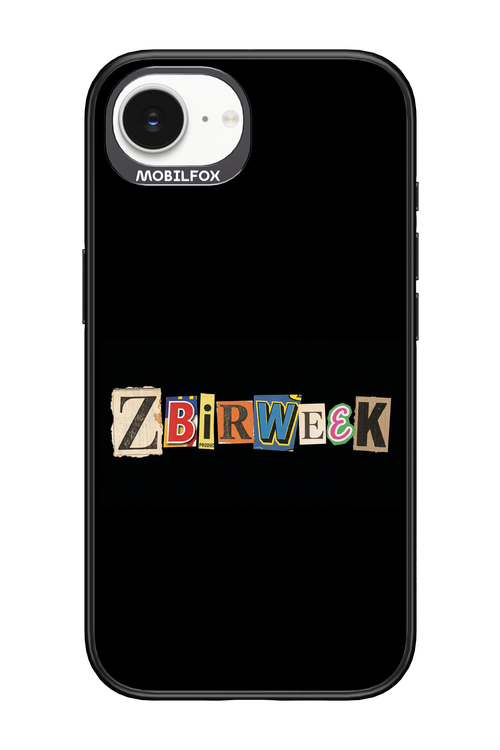 Zbirweek (black) 2.0 - Apple iPhone 16e