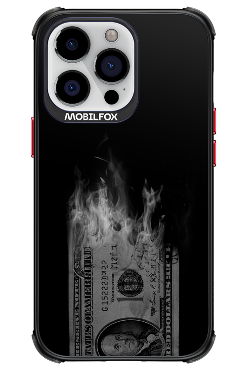 Money Burn B&W 2.0 - Apple iPhone 13 Pro