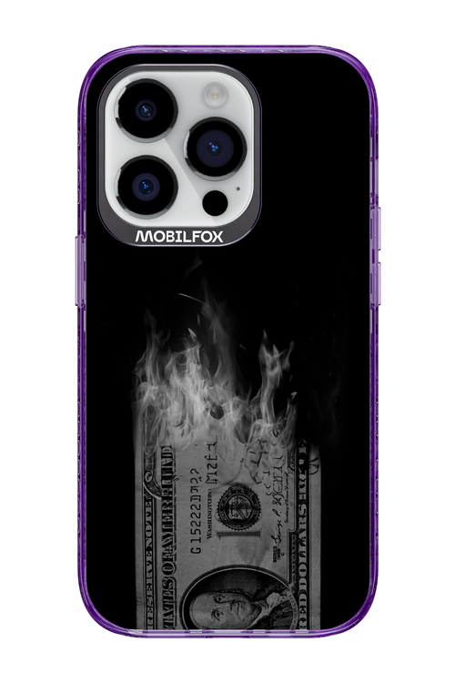 Money Burn B&W 2.0 - Apple iPhone 14 Pro