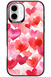 Water Painted Heart - Apple iPhone 16 Plus