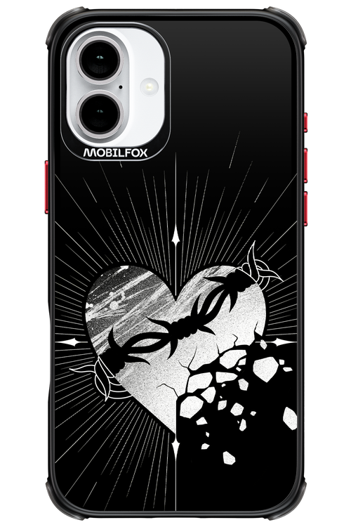 Fehér Szív 2.0 - Apple iPhone 16 Plus