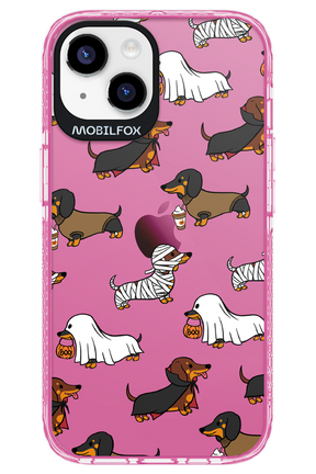 Scary Dachshund (Transparent) - Apple iPhone 14