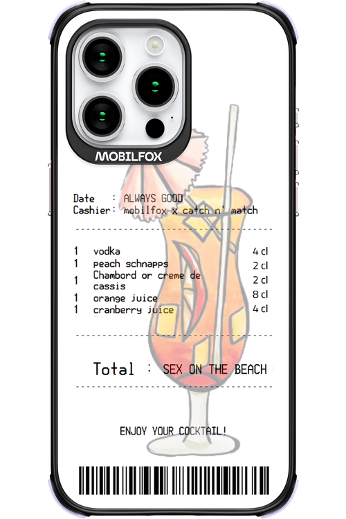 sex on the beach cocktail - Apple iPhone 15 Pro Max