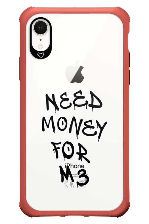 Need M3 Transparent Black - Apple iPhone XR