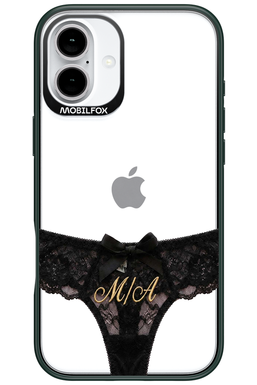 Black Panties Transparent 2.0 - Apple iPhone 16 Plus