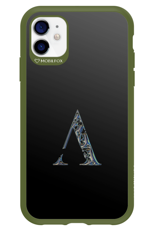 ⁠ ⁠Azteca A Chrome Logo - Apple iPhone 11