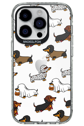 Scary Dachshund (Transparent) - Apple iPhone 14 Pro