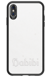 Habibi White on White - Apple iPhone XS Max