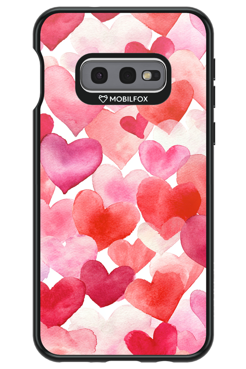 Water Painted Heart - Samsung Galaxy S10e