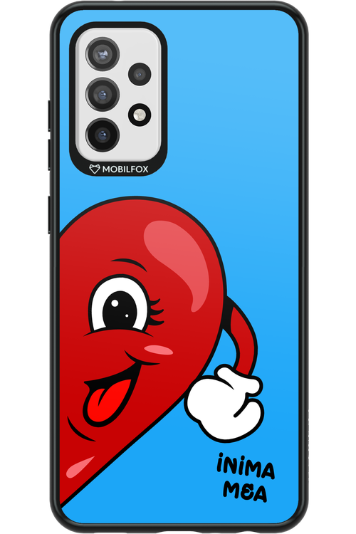 Blue One Heart - Samsung Galaxy A72